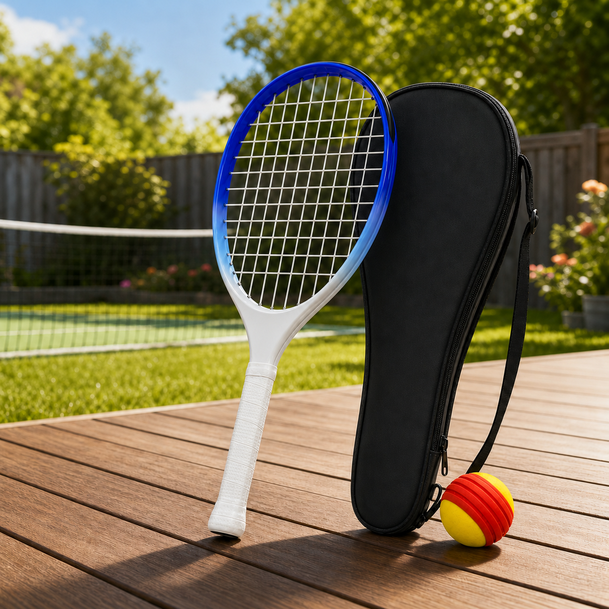 Typti Carbon Fiber Racket & Ball Set
