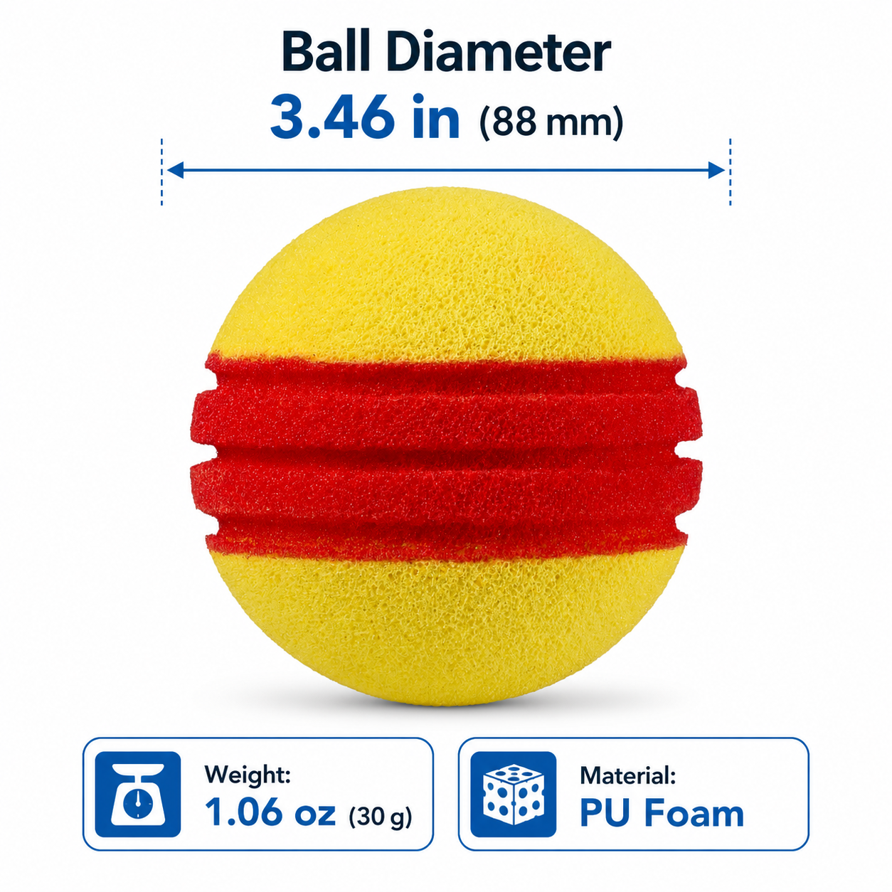 Typti Replacement Foam Balls - 2 Pack