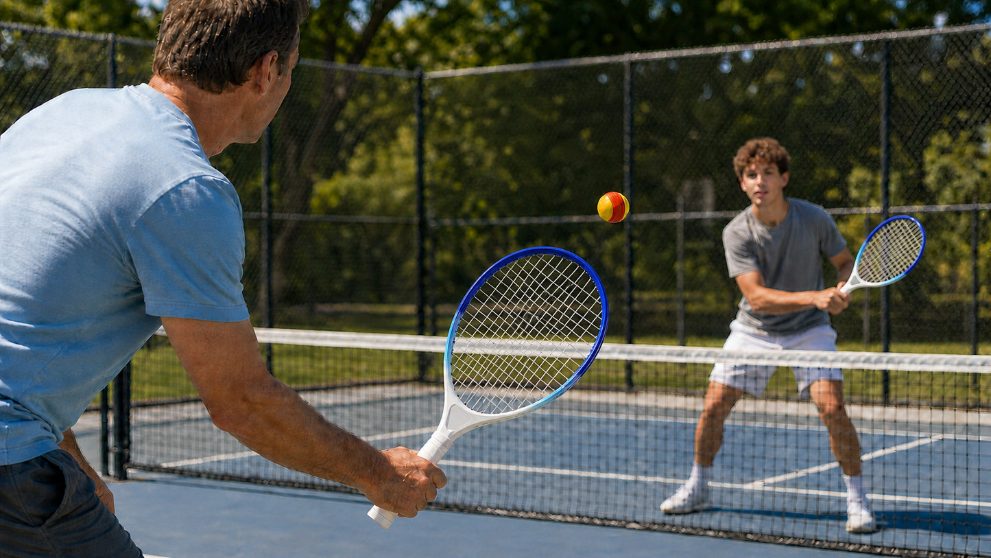 Typti Carbon Fiber Racket & Ball Set